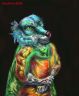 Old Fantasy Wolf (Psychodelic anthro and animalistica)