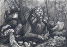 Медитация среди грибов (Psychodelic anthro and animalistica)